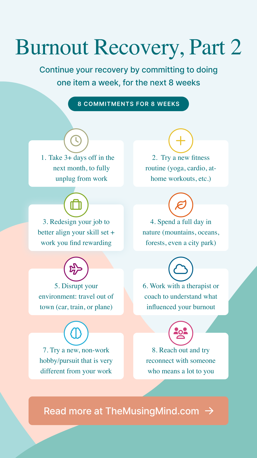 Continue your work burnout recovery with part 2 of the 8-week Burnout ...